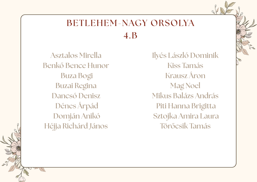 4b Osztaly