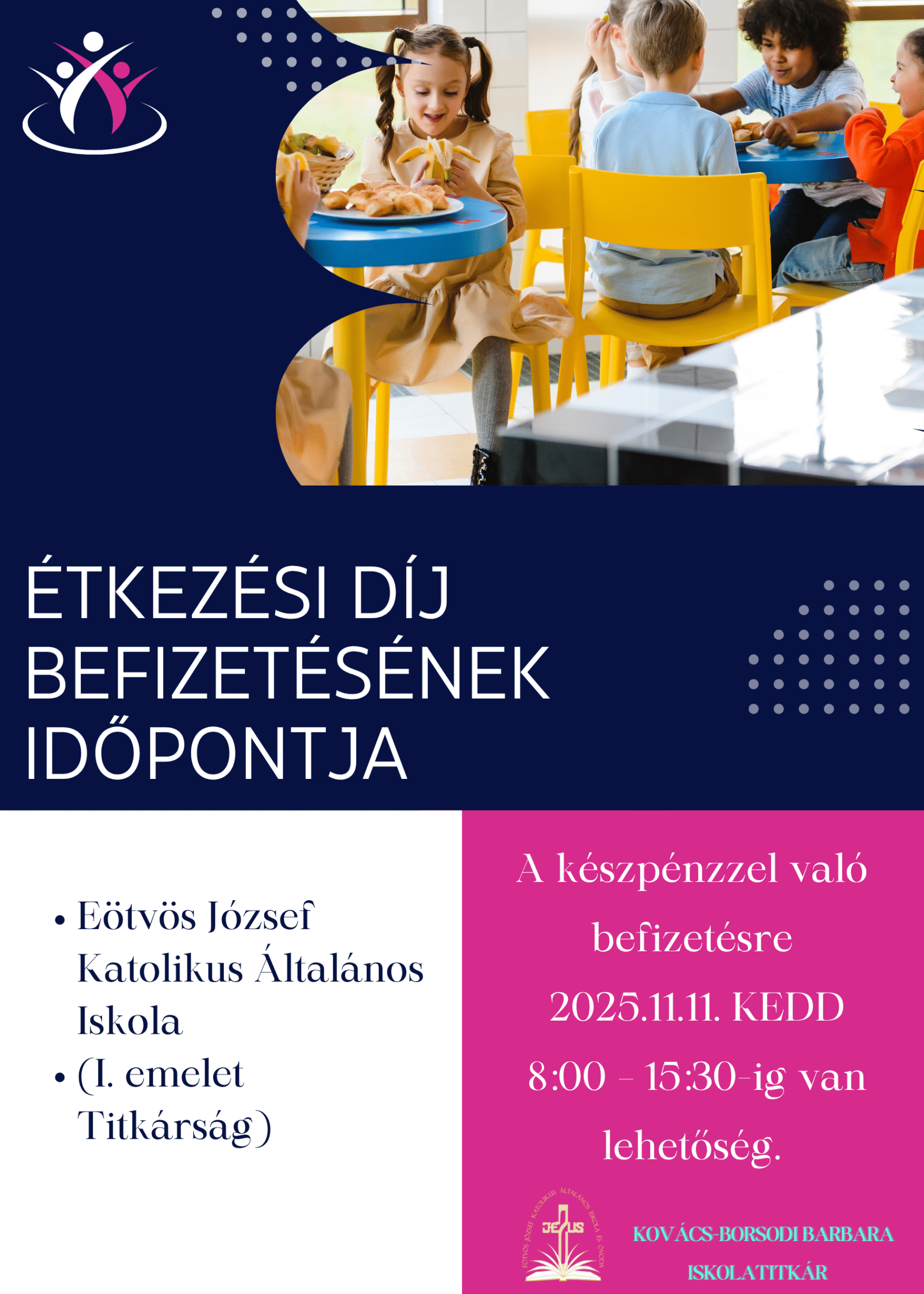 Etkezesi Dij Befizetesenek Idopontja November