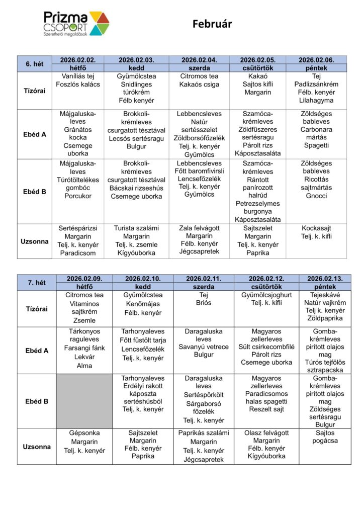 Februar Tizorai Ea Eb Uzsonna